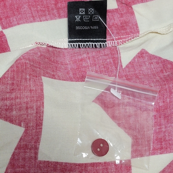 WORLD POKER Tournament Men's Short Sleeve button-down dress shirt LARGE - Picture 5 of 5